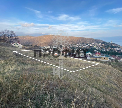 Участок 10 соток, Крым республика, город Алушта, село Малореченское, улица Факидова, дом 18-Б